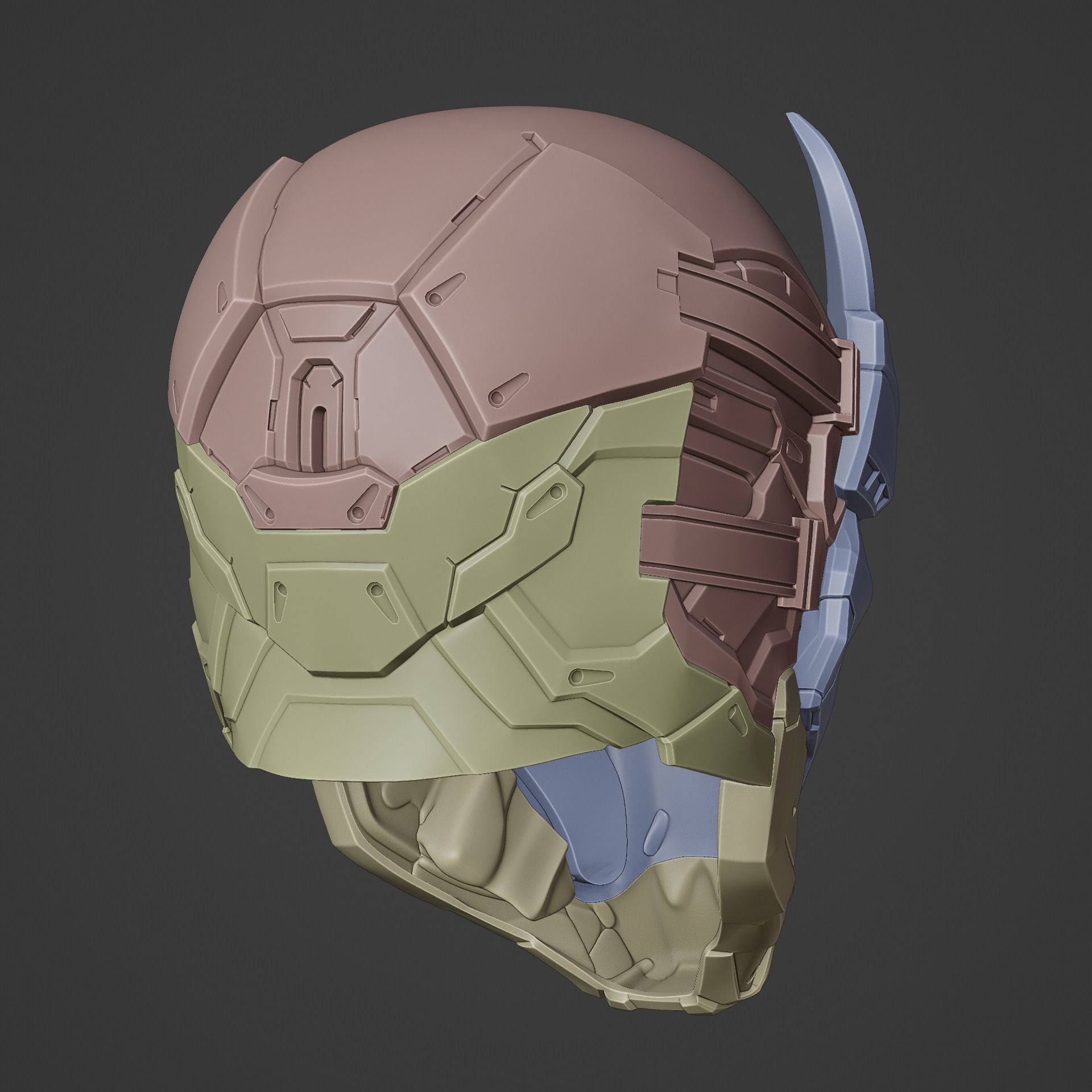 Blue Hood Shinobi 3D print model_23