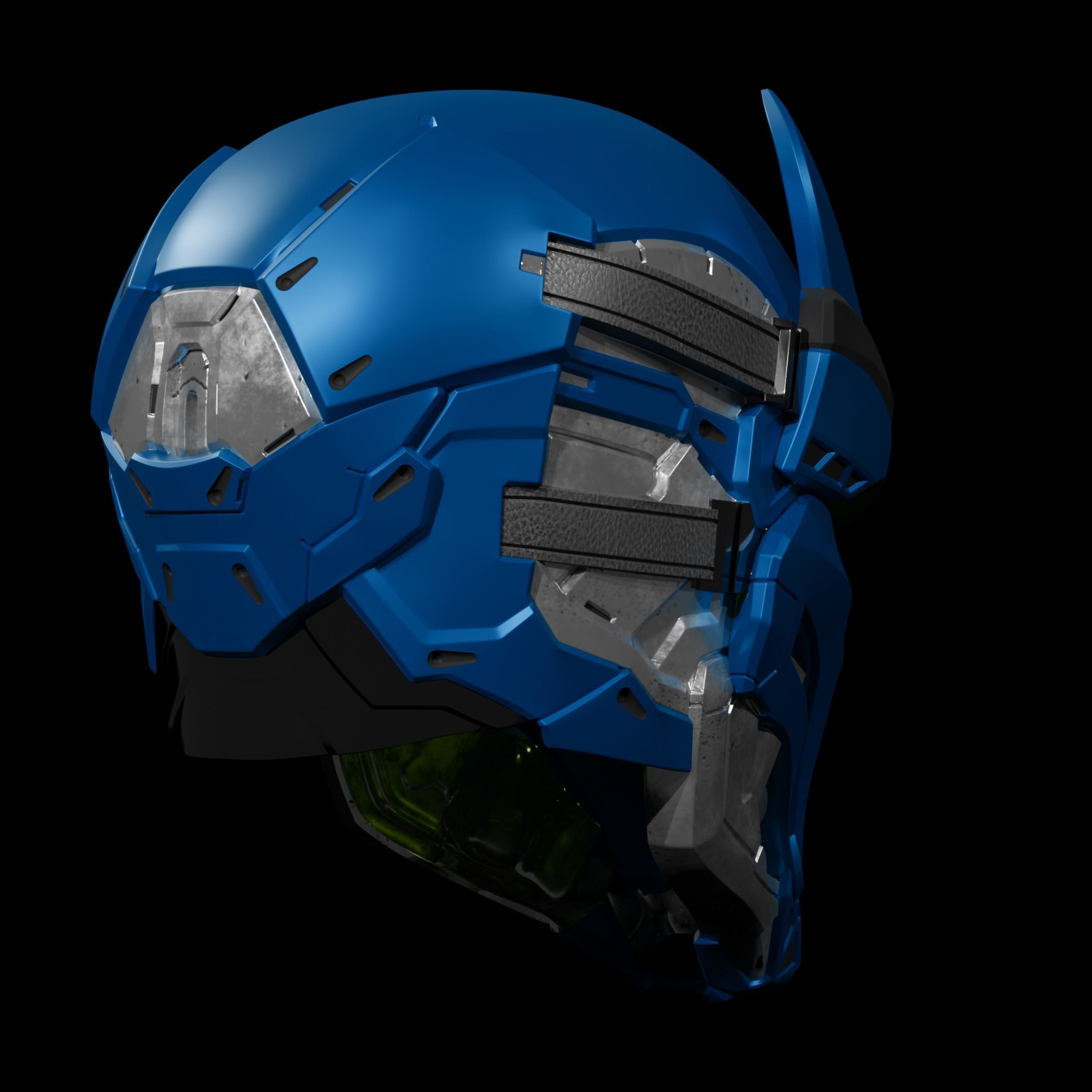 Blue Hood Shinobi 3D print model_2