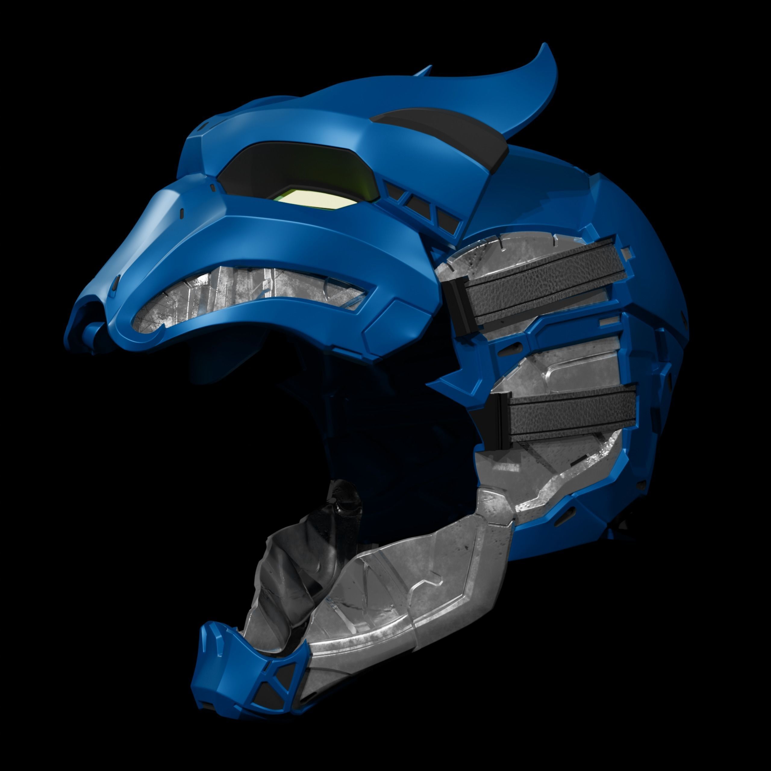 Blue Hood Shinobi 3D print model_3