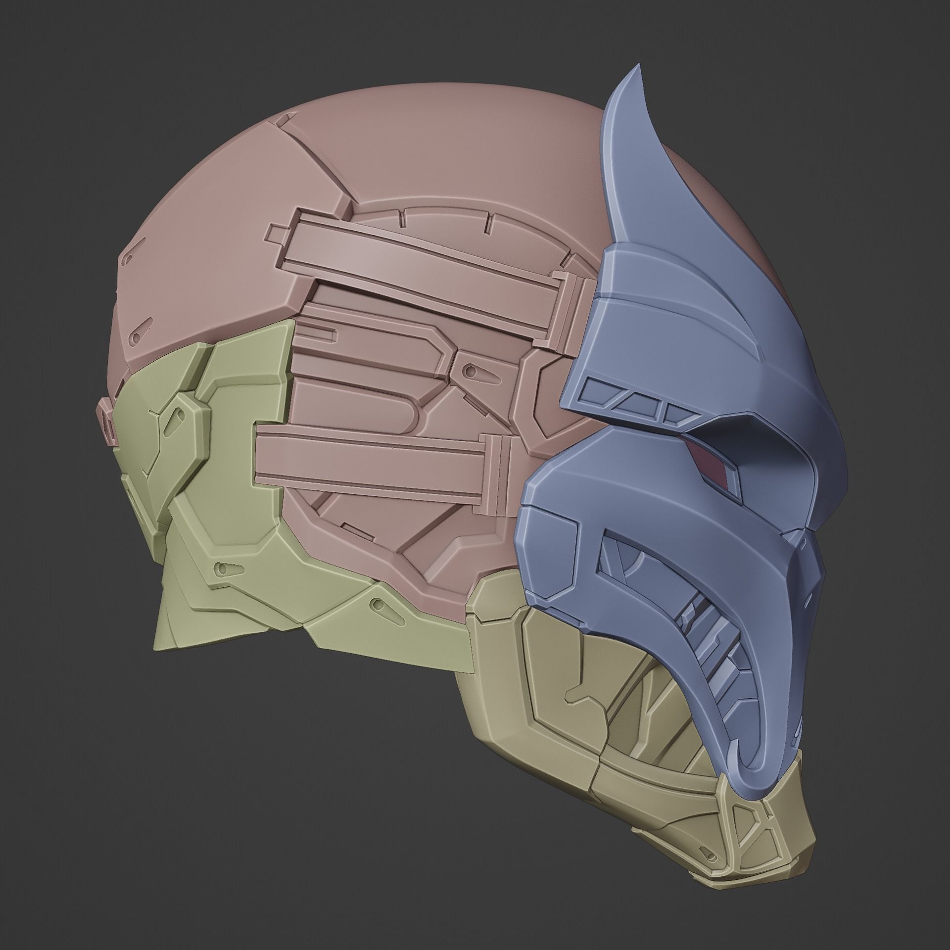 Blue Hood Shinobi 3D print model_20