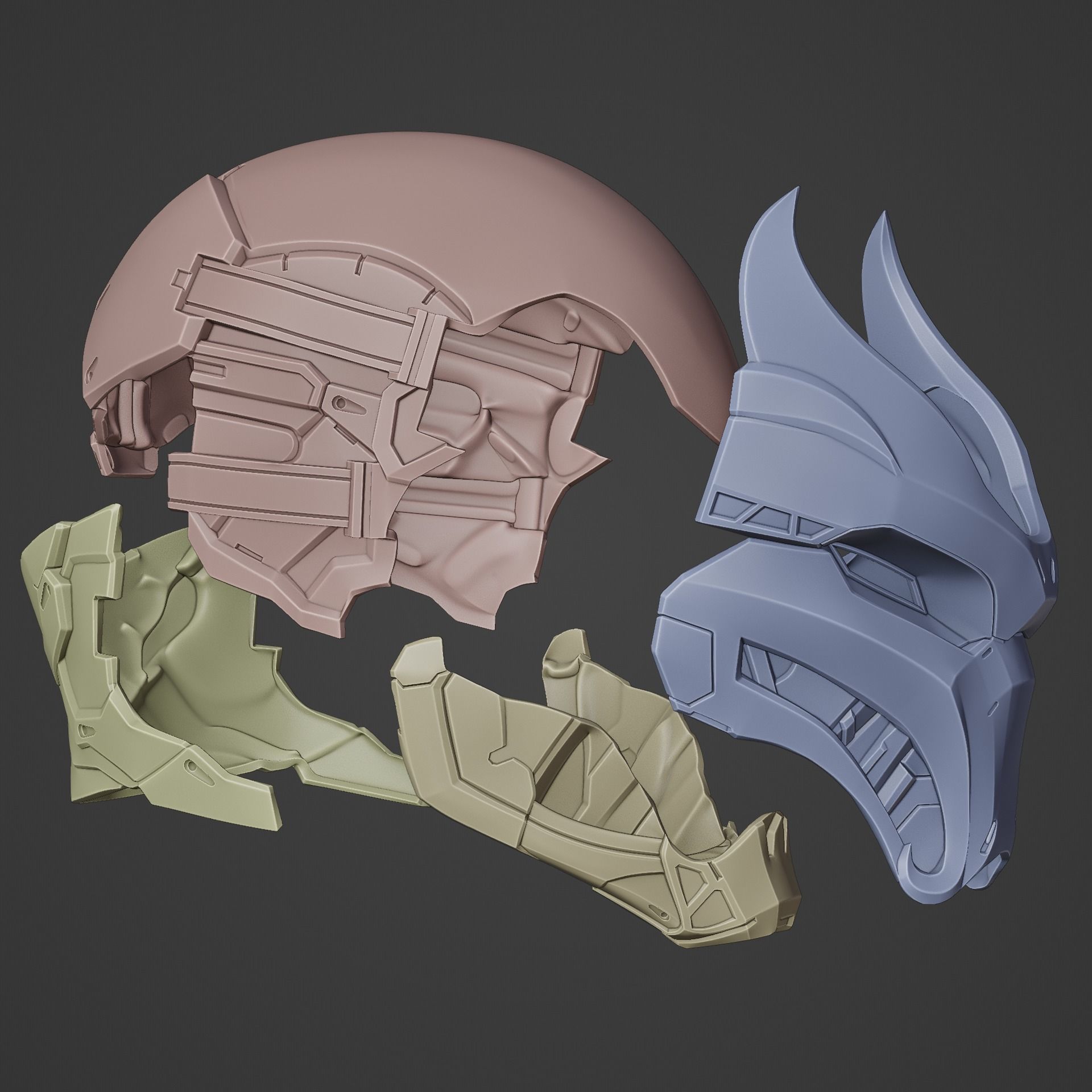 Blue Hood Shinobi 3D print model_21