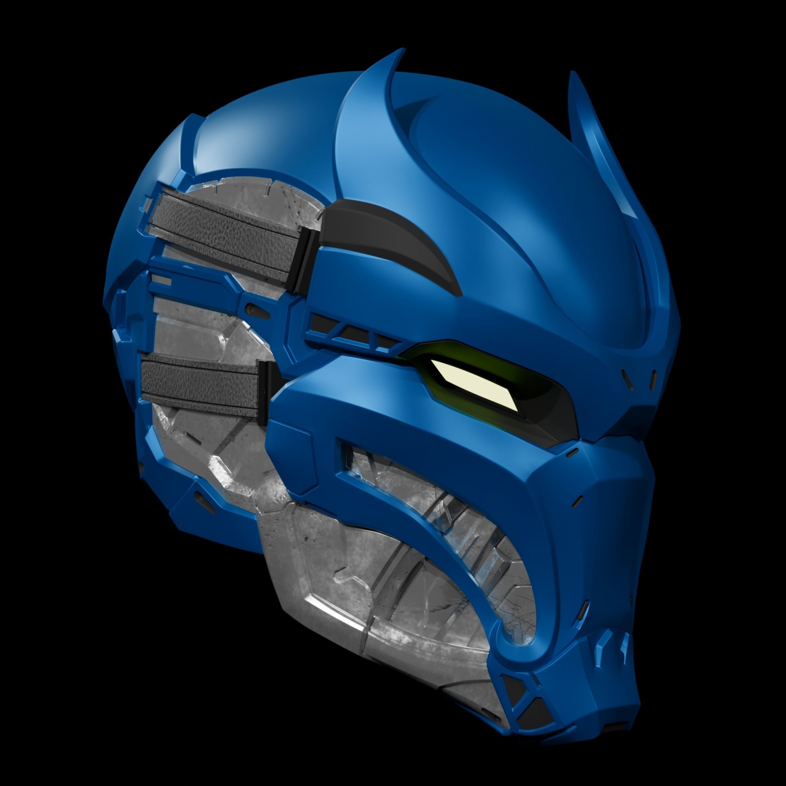 Blue Hood Shinobi 3D print model_1