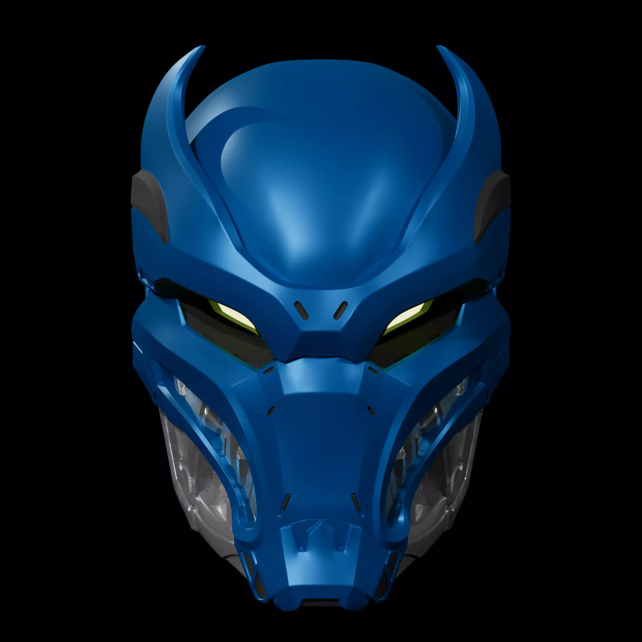 Blue Hood Shinobi 3D print model_0