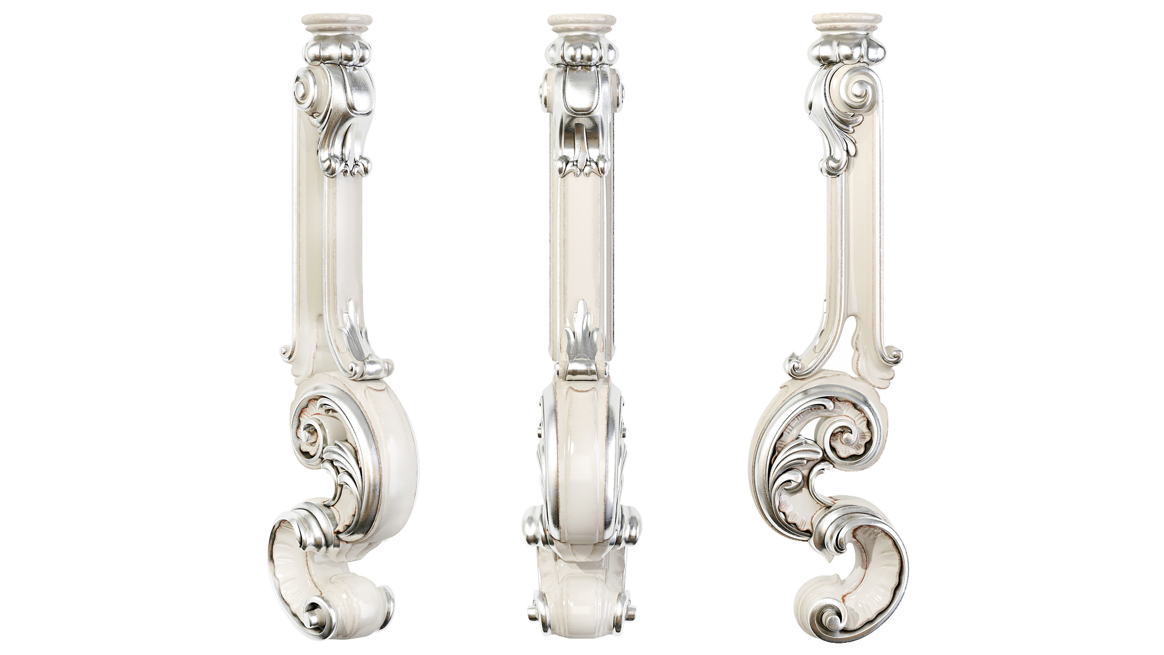 Classic leg 043 3D model_3