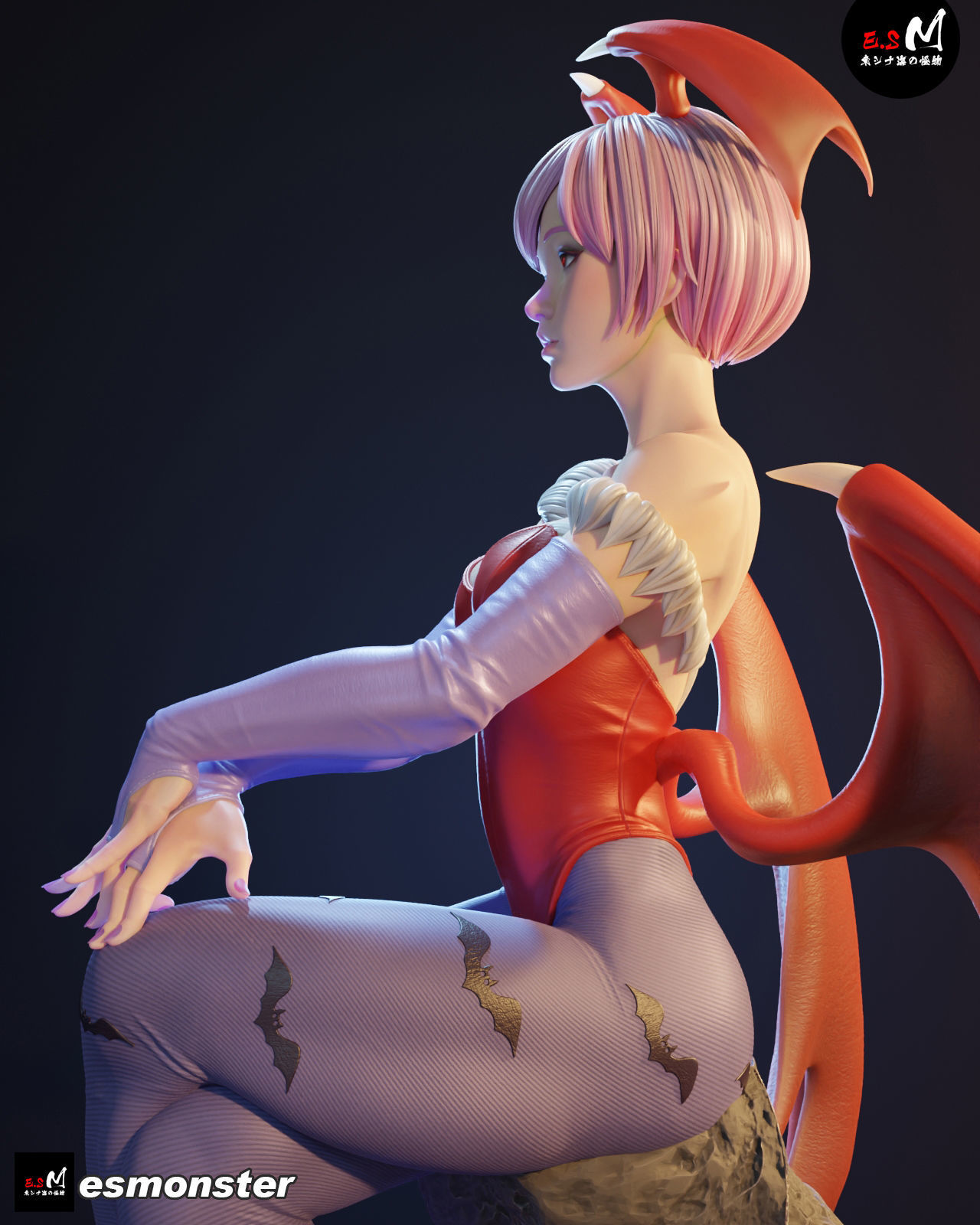 Lilith Aensland Darkstalkers  3D print model_6