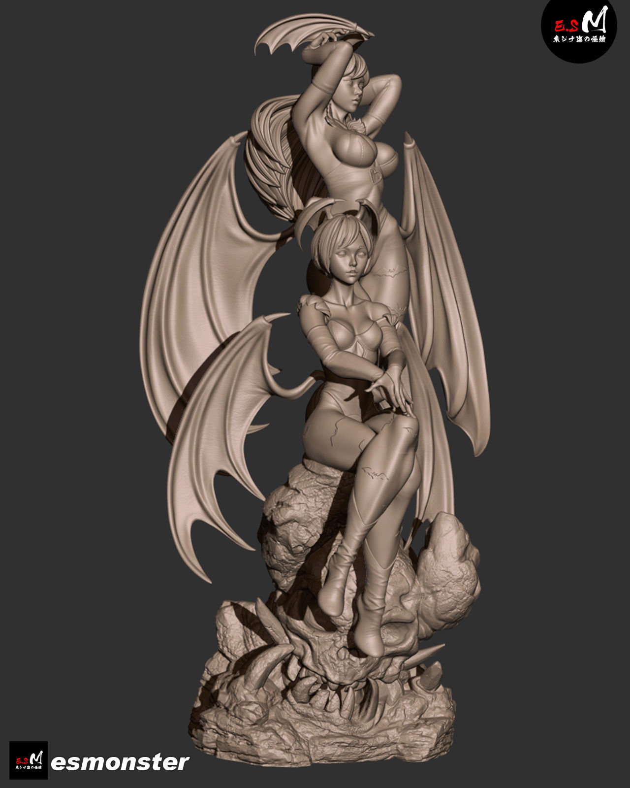 Lilith Aensland Darkstalkers  3D print model_9