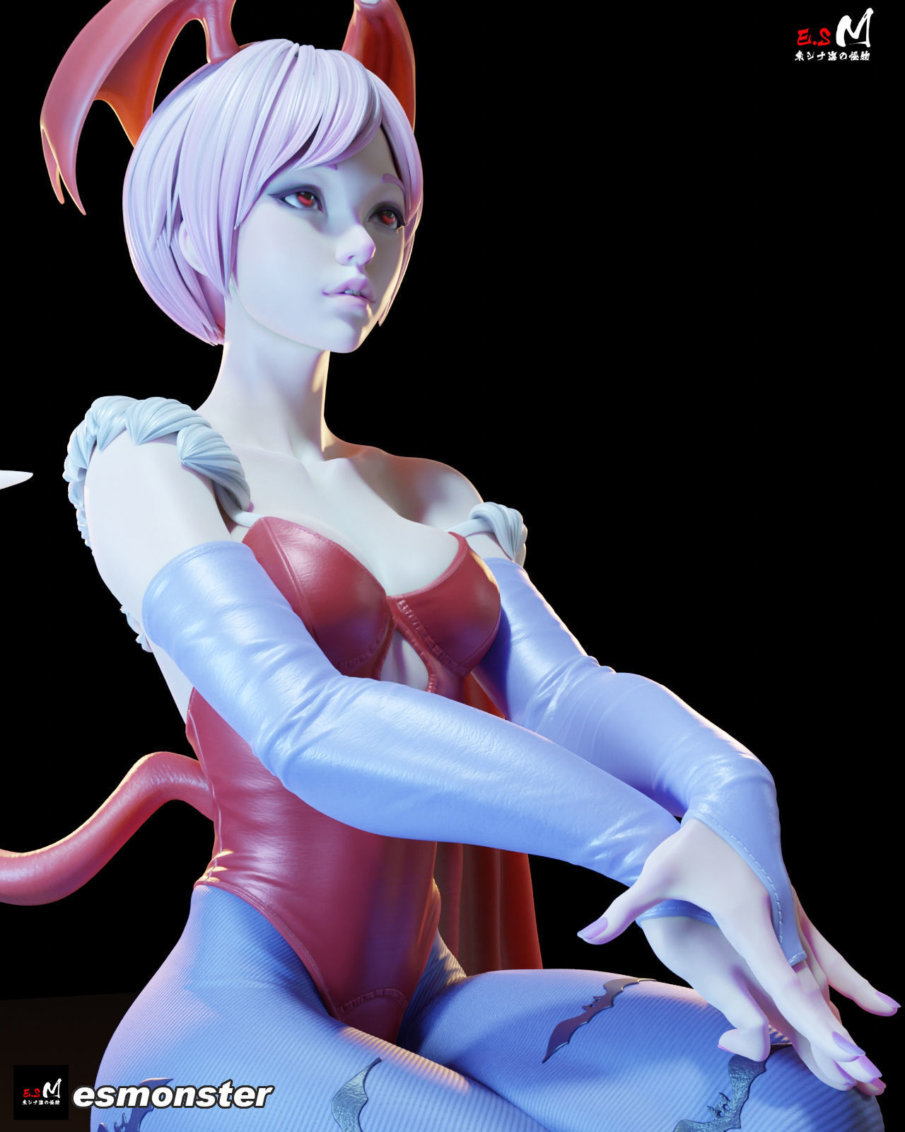 Lilith Aensland Darkstalkers  3D print model_7