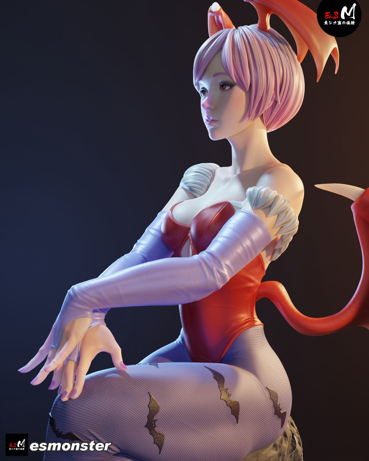 Lilith Aensland Darkstalkers  3D print model_5