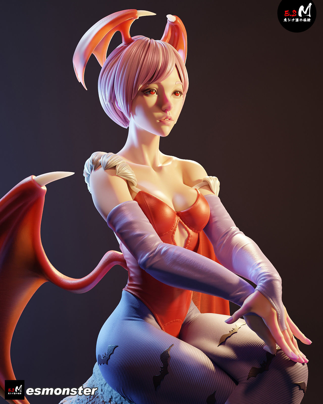 Lilith Aensland Darkstalkers  3D print model_15