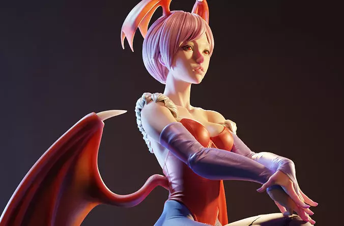Lilith Aensland Darkstalkers  3D print model_0