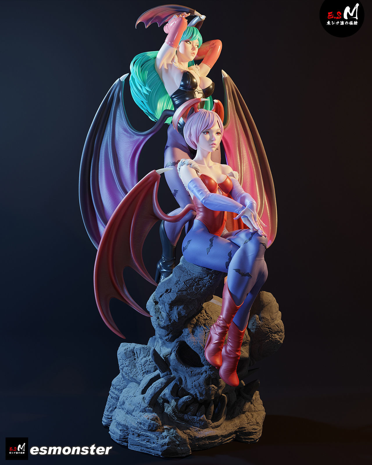 Lilith Aensland Darkstalkers  3D print model_8