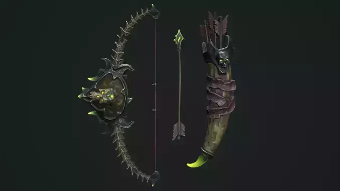 Undead bow and quiver