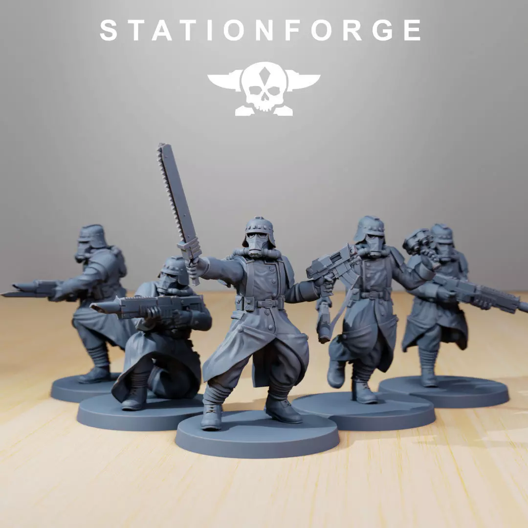 GrimGuard Trench Runners 3D print model_0