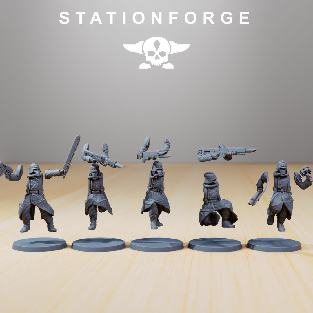 GrimGuard Trench Runners 3D print model_1
