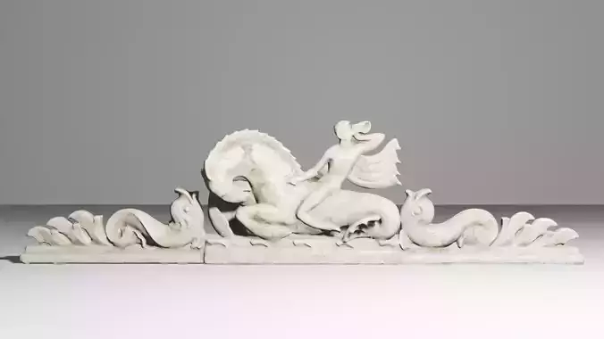 Decorative Stone Relief Sculpture