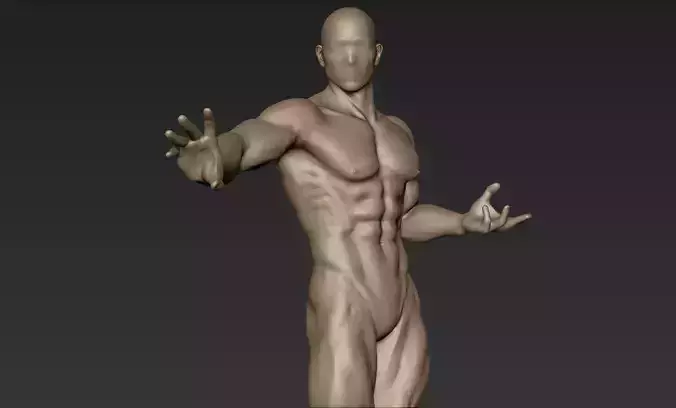Superhero Figure Pose 4