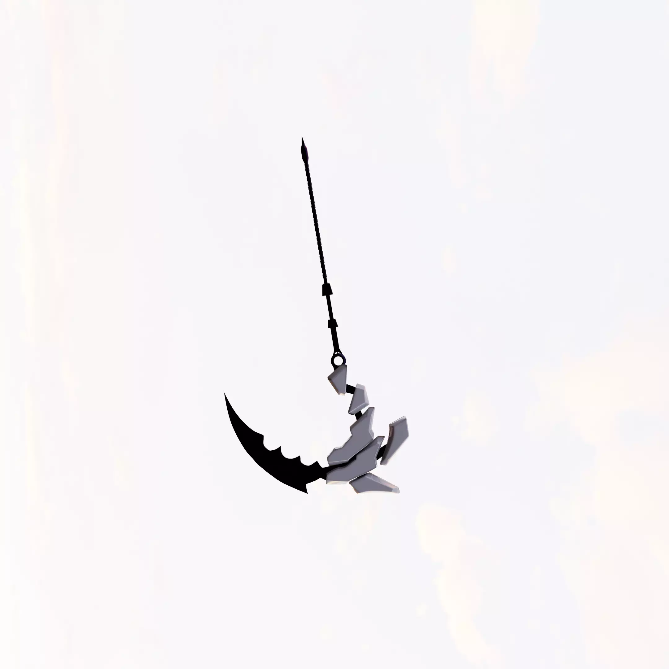 sci-fi scythe 3D model