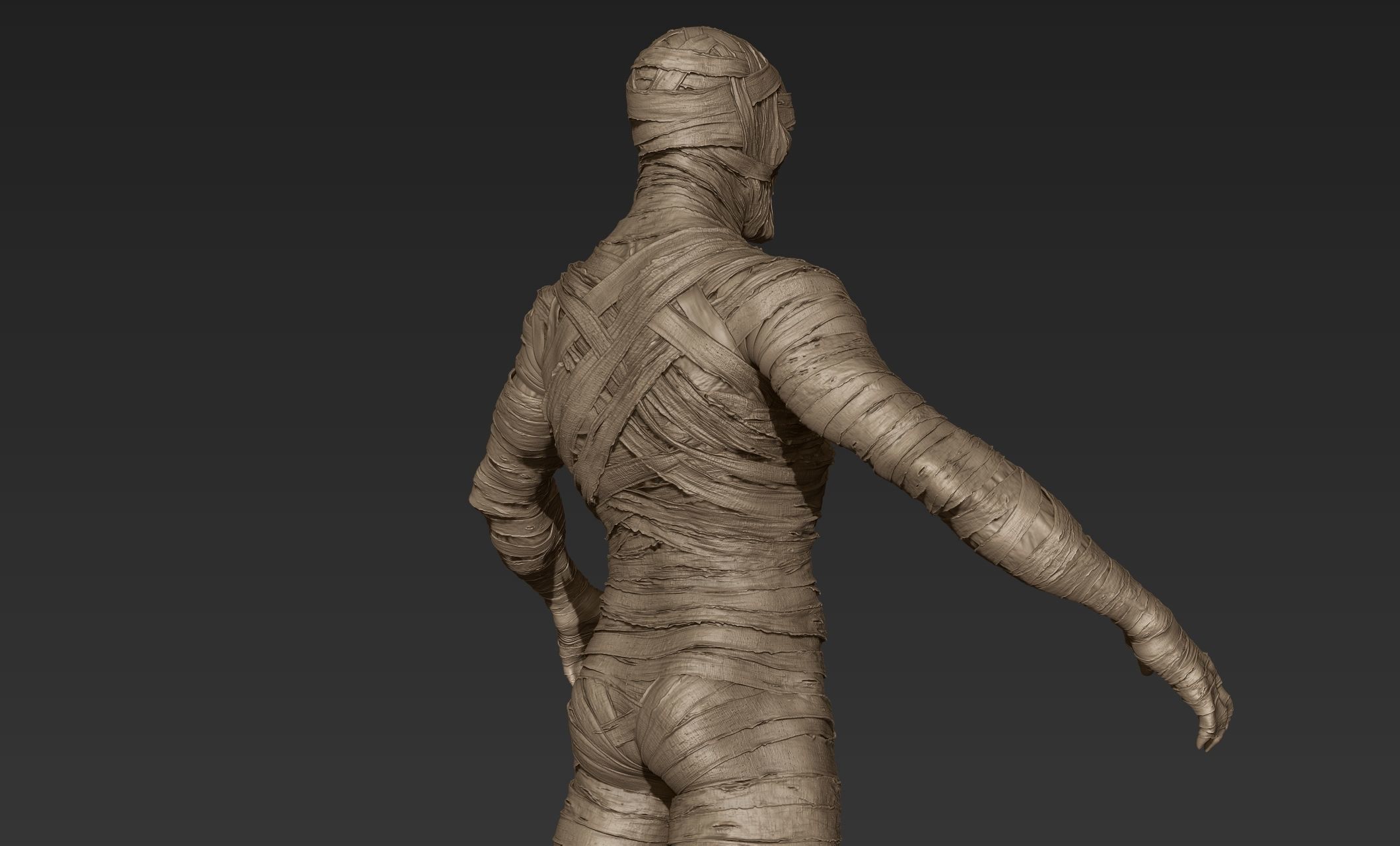 Mummy 3D model_6
