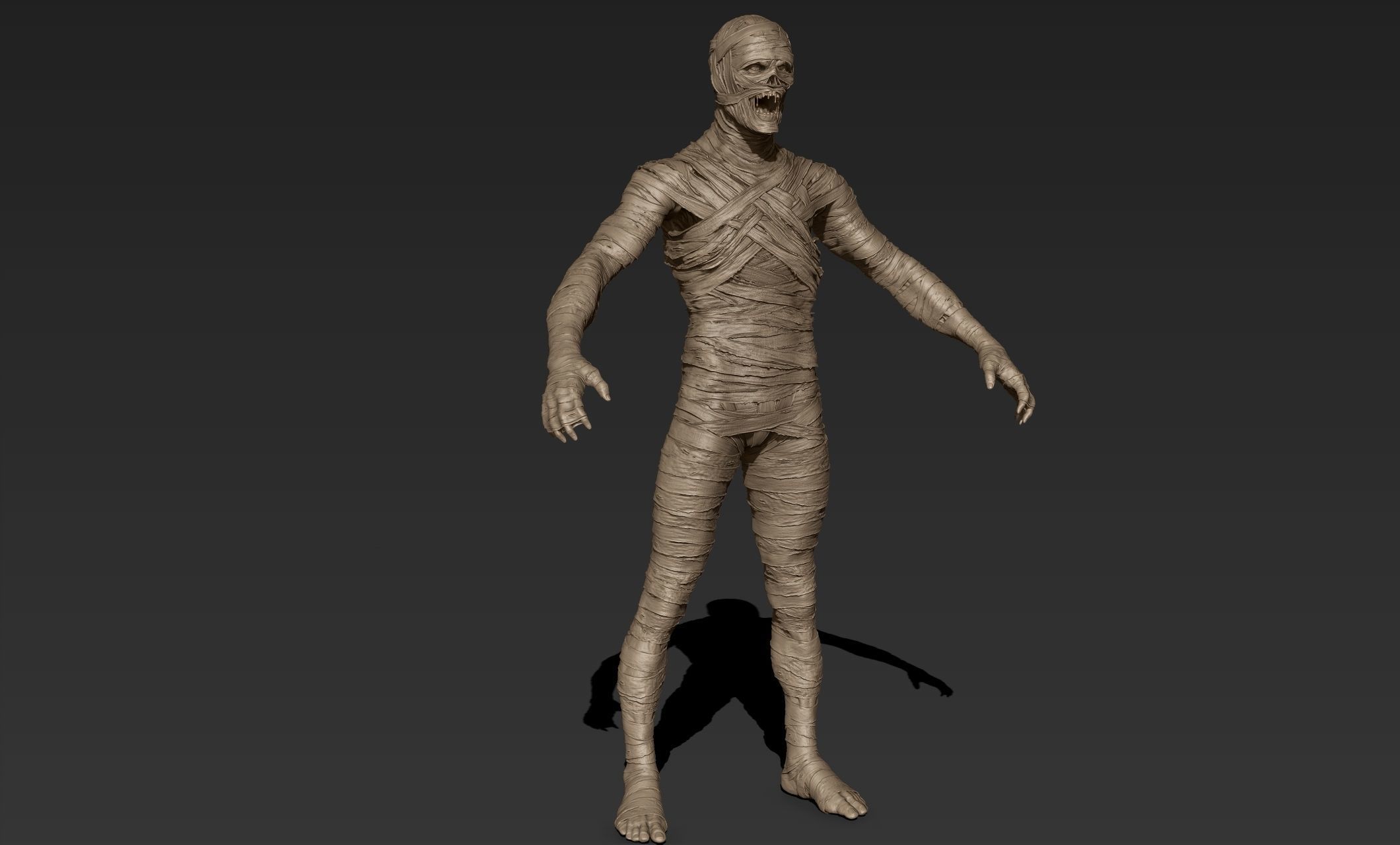 Mummy 3D model_3