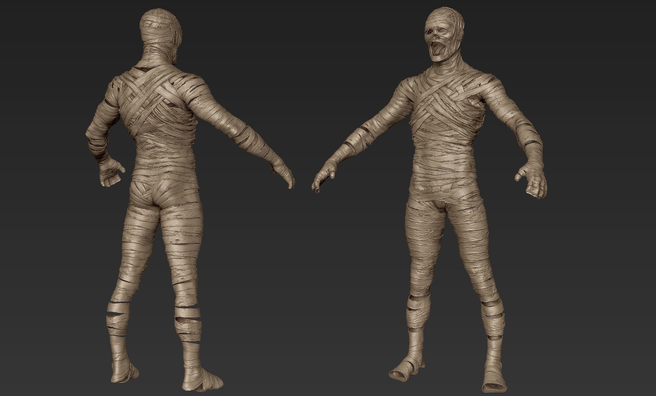 Mummy 3D model_1