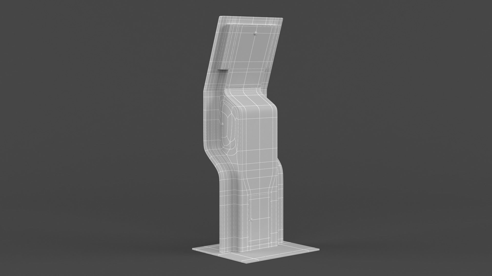 Electronic Kiosk 3D model_11