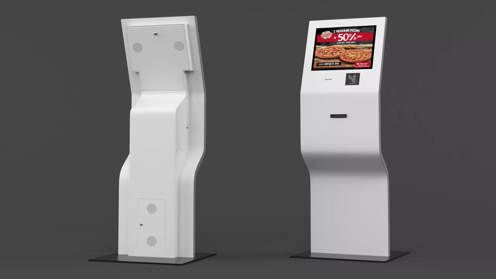 Electronic Kiosk 3D model_0
