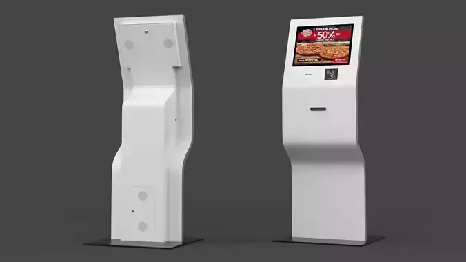 Electronic Kiosk 3D model