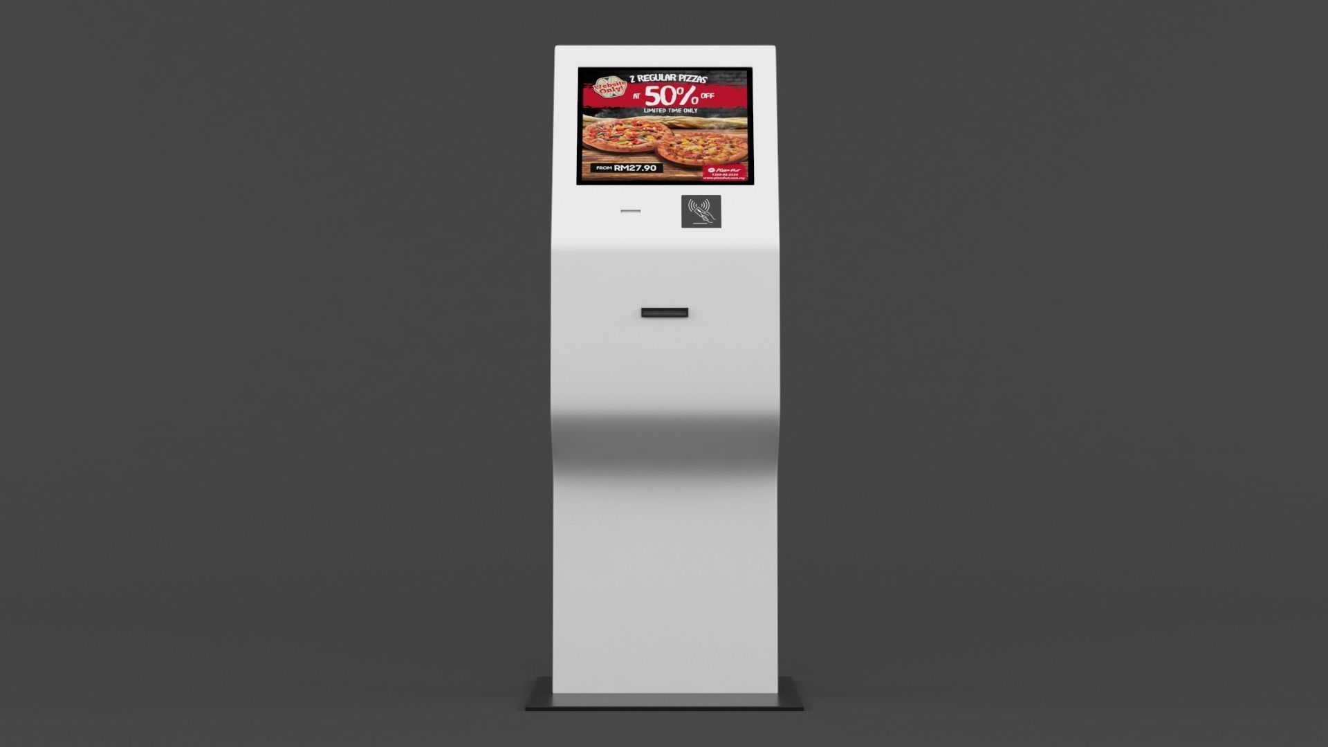 Electronic Kiosk 3D model_1