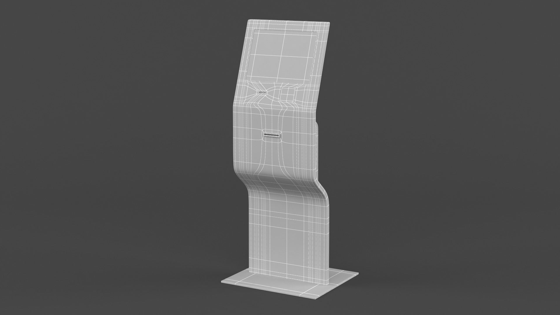 Electronic Kiosk 3D model_9