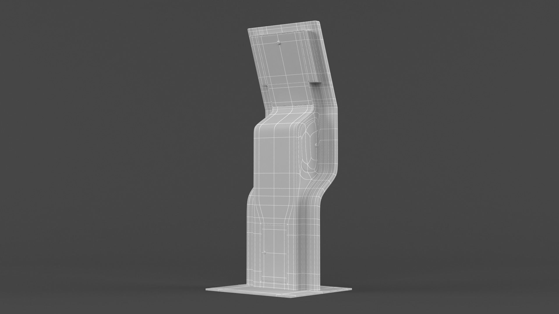 Electronic Kiosk 3D model_12