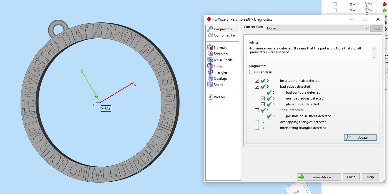 Spinning horse medallion pendant 3D print model_28