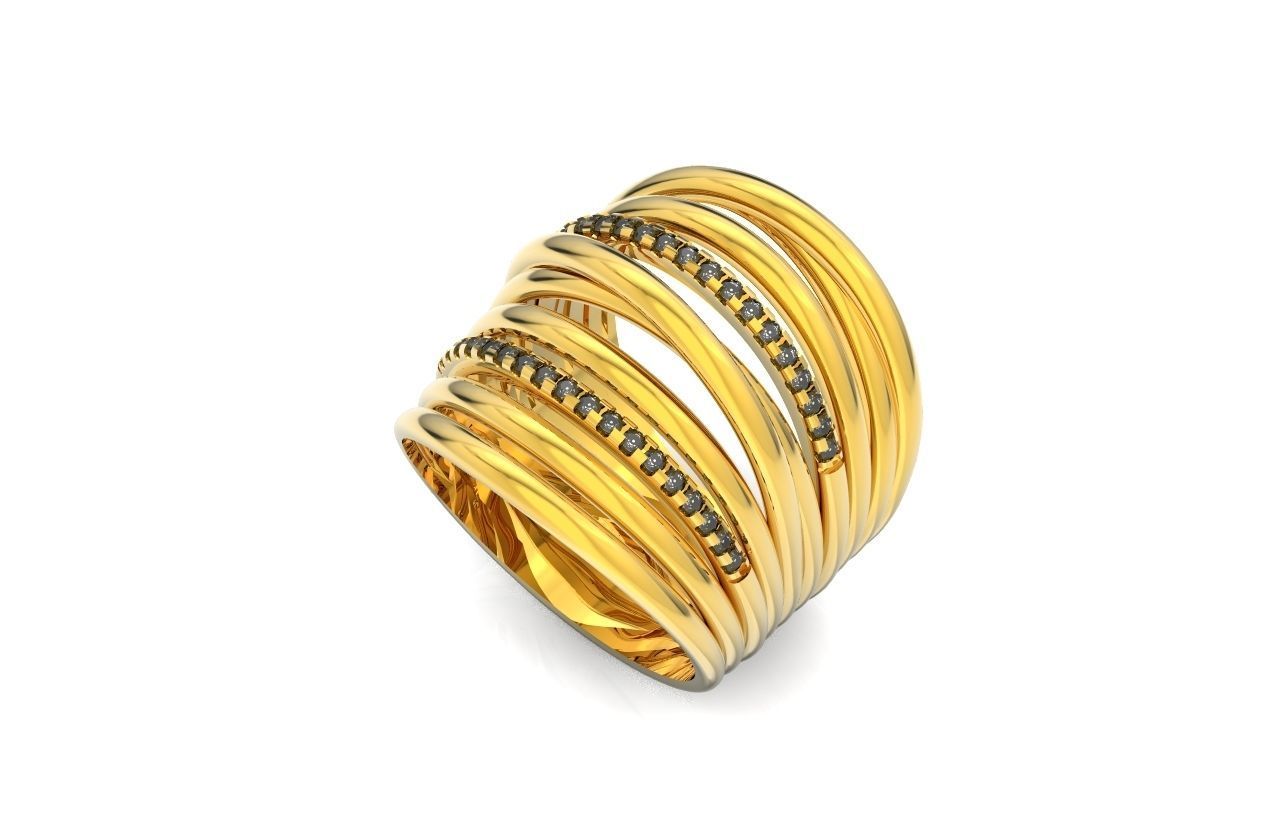 wide ring  De Grisogono 756 3D print model_39