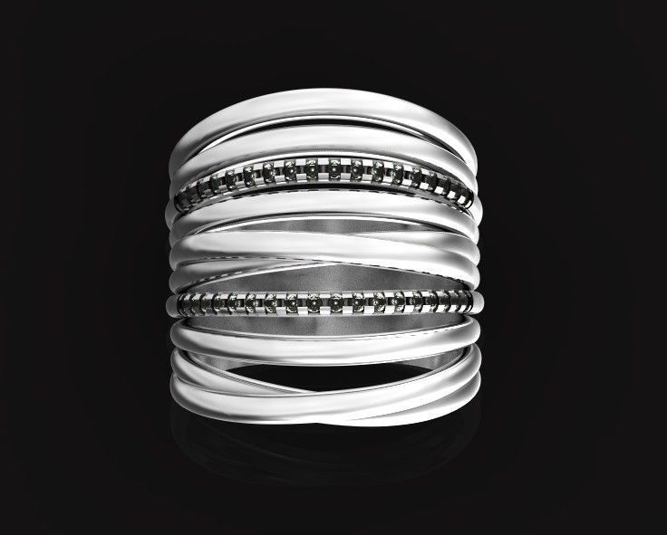 wide ring  De Grisogono 756 3D print model_51