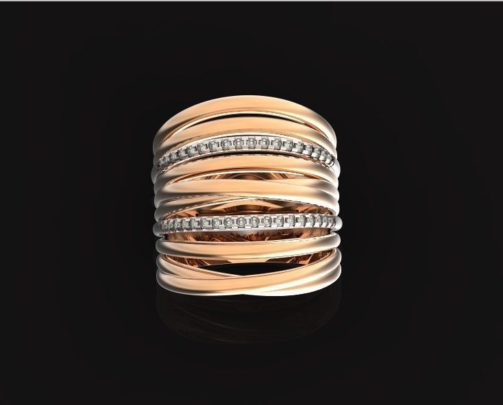 wide ring  De Grisogono 756 3D print model_50