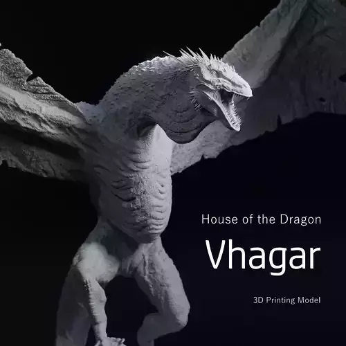 Vhagar House of the Dragon 3D print model