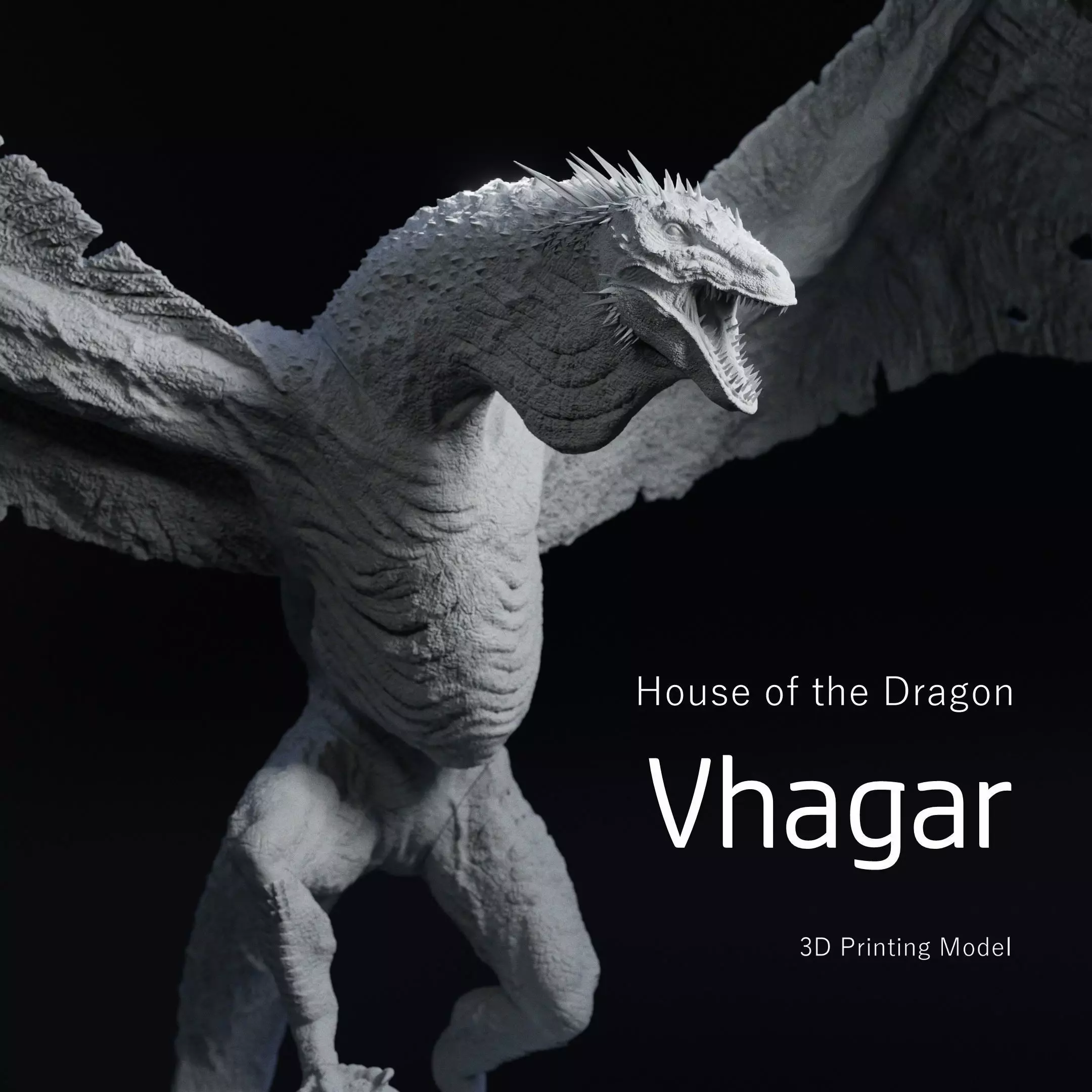 Vhagar House of the Dragon 3D print model_0