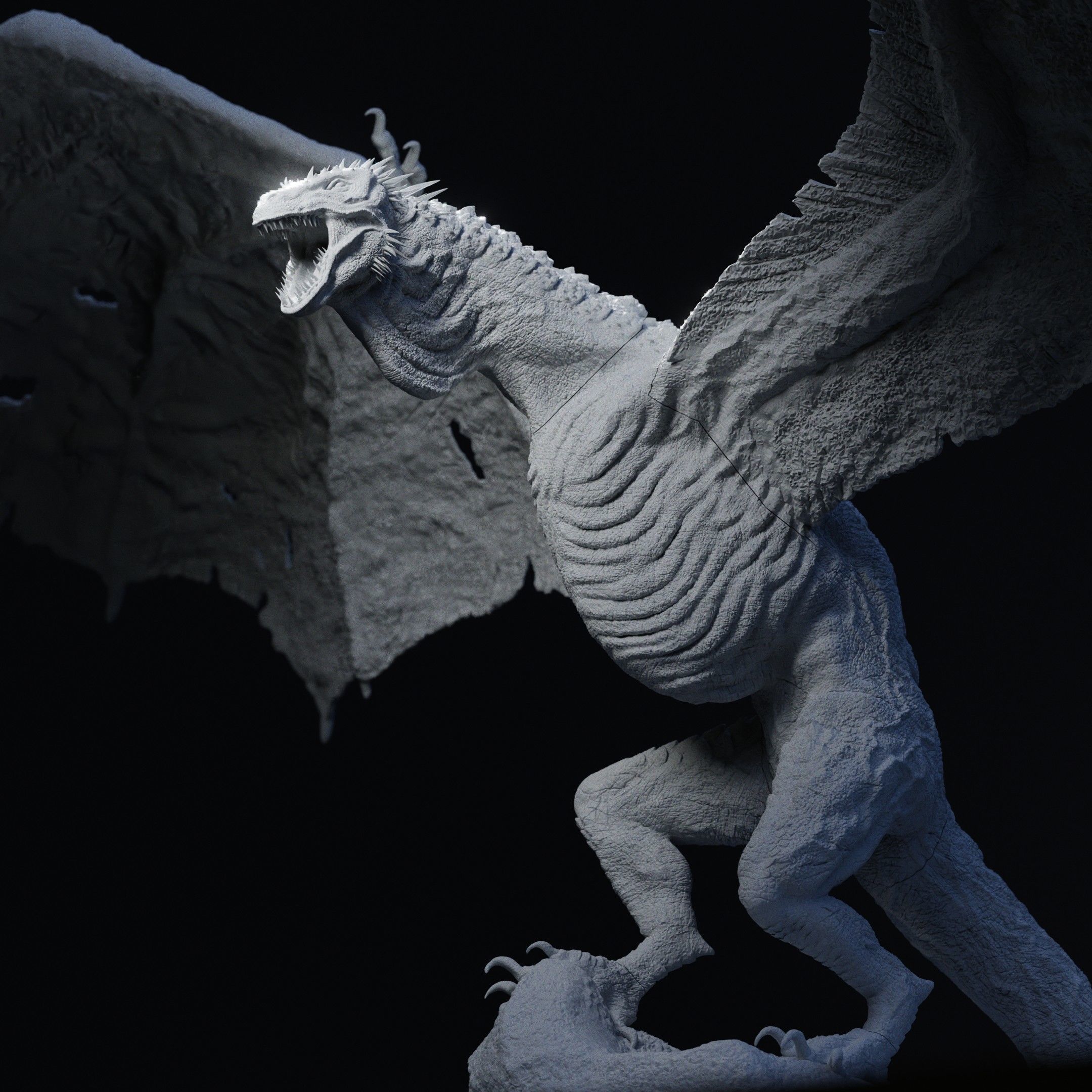 Vhagar House of the Dragon 3D print model_1