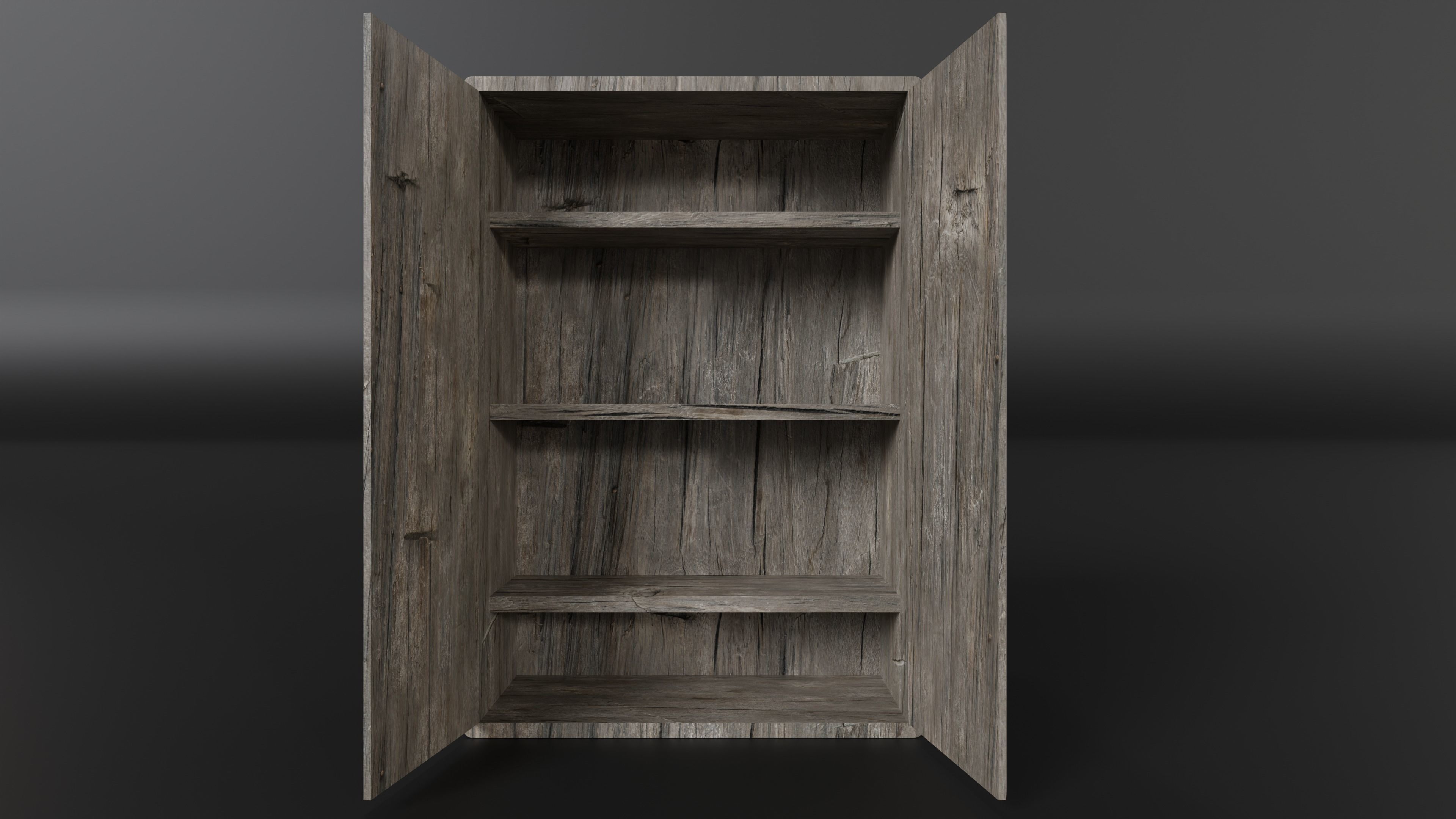Cabinet Pack Low-poly 3D model_7
