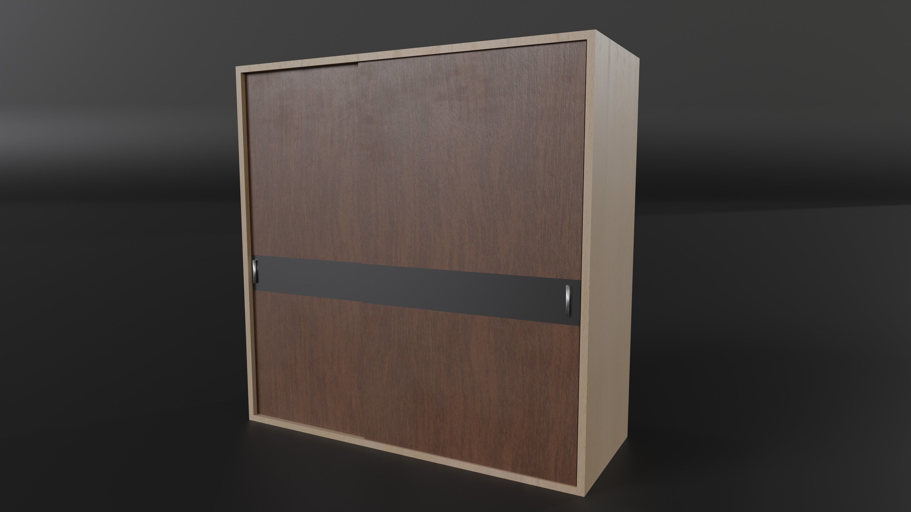 Cabinet Pack Low-poly 3D model_4