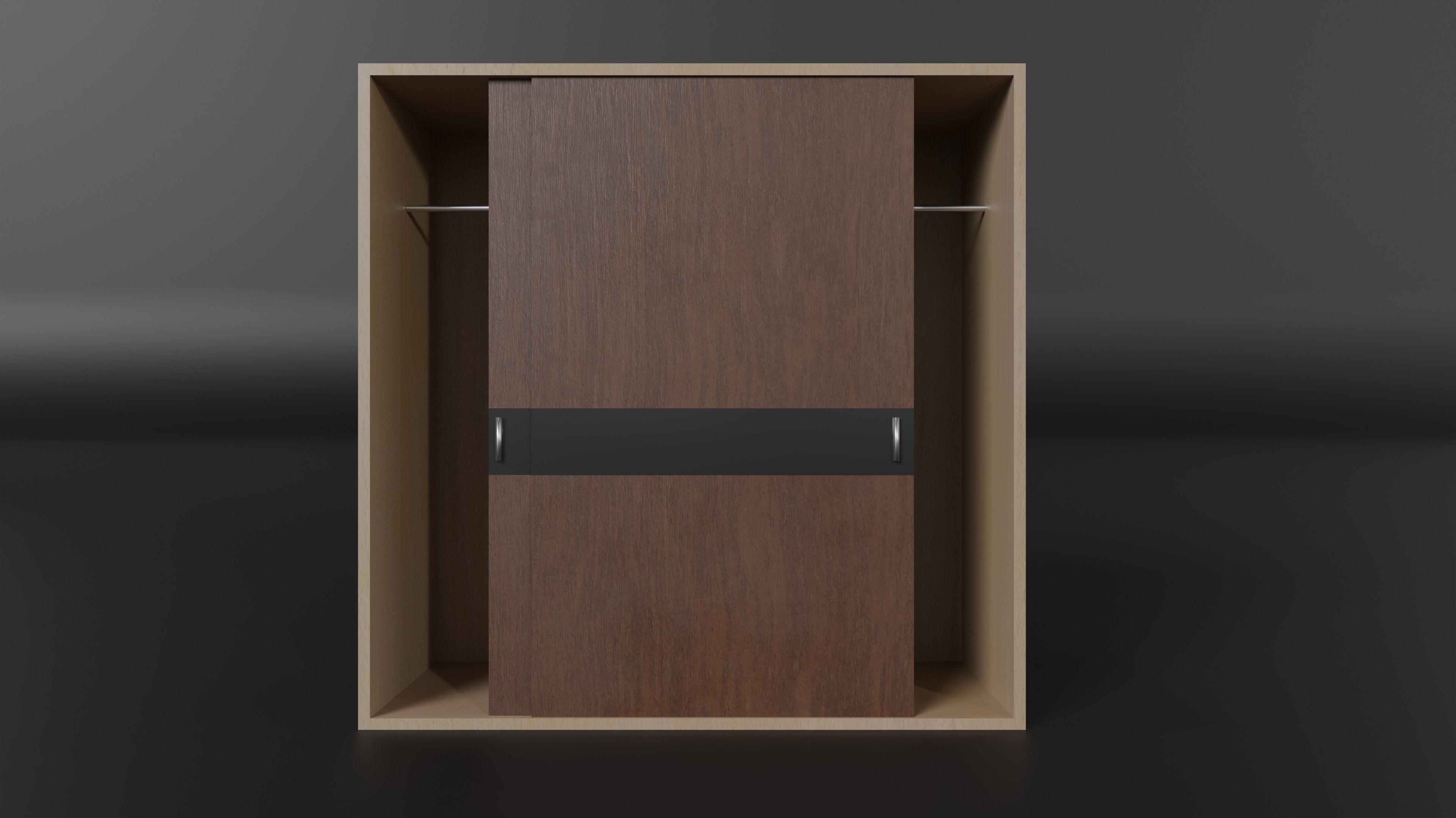 Cabinet Pack Low-poly 3D model_5