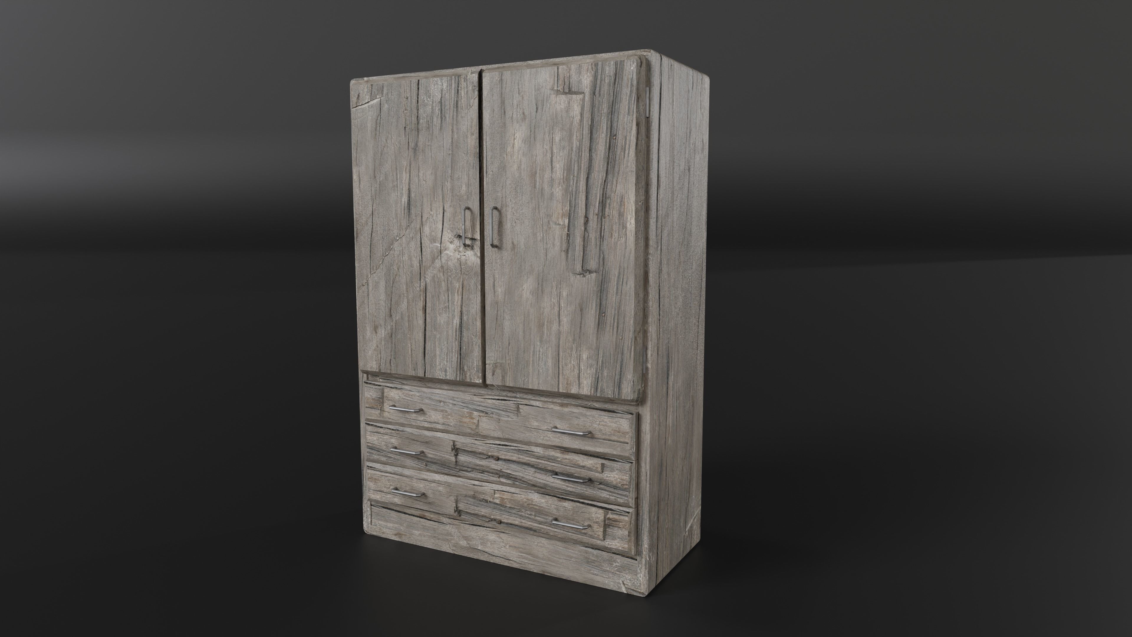 Cabinet Pack Low-poly 3D model_8