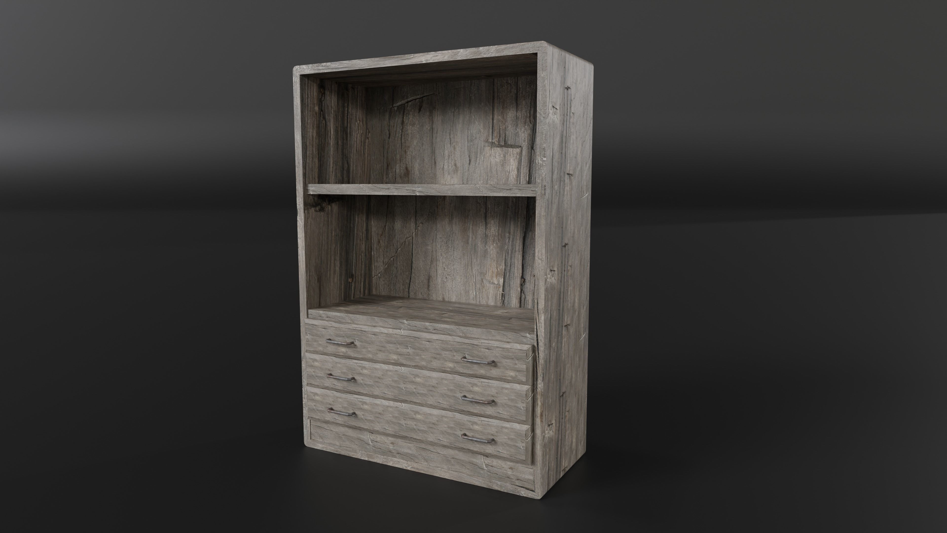 Cabinet Pack Low-poly 3D model_2