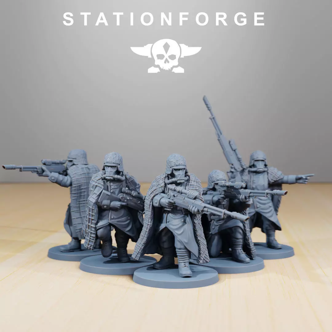 GrimGuard Snipers 3D print model_0