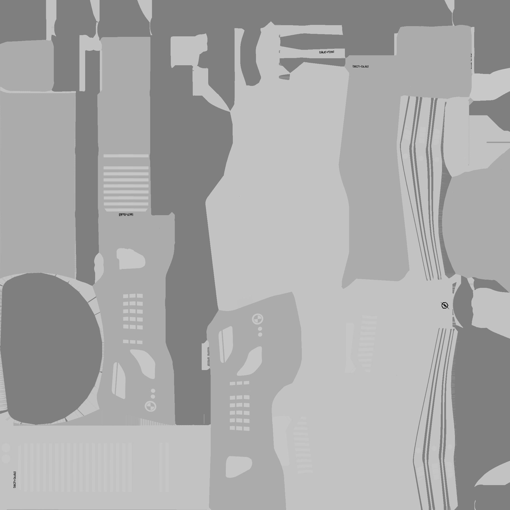 SciFi Building A07 Black - Sci Fi Exterior Design Low-poly 3D model_26