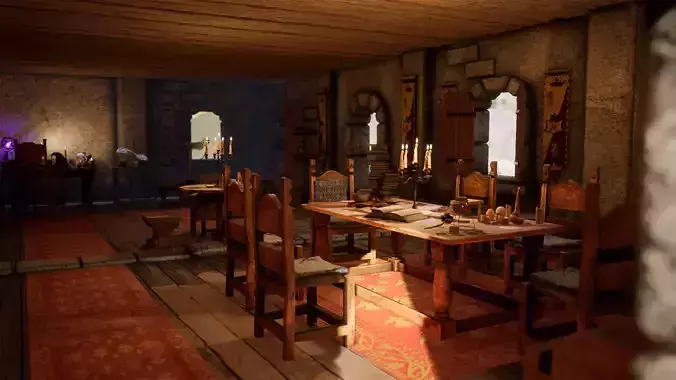 Medieval Furniture  150 Variations