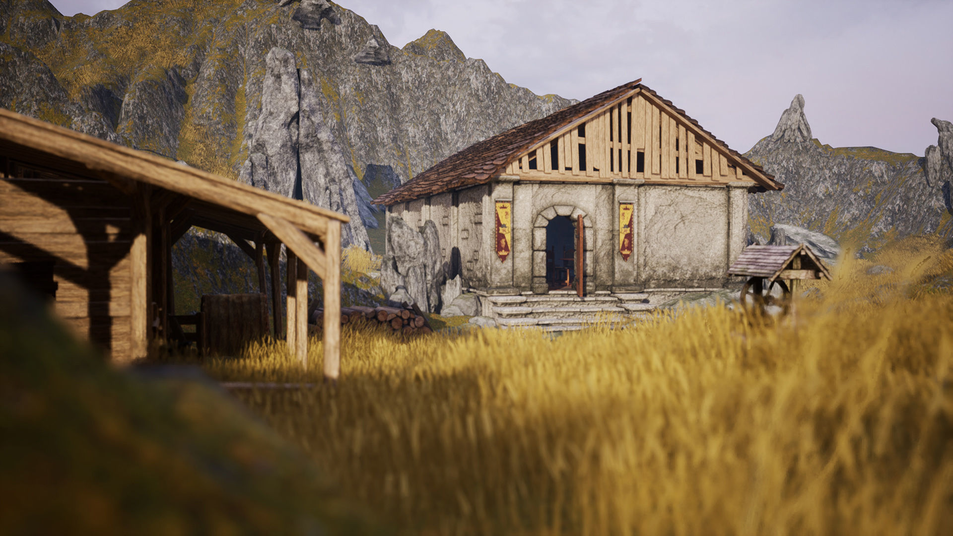 Medieval Furniture  150 Variations 3D model_3