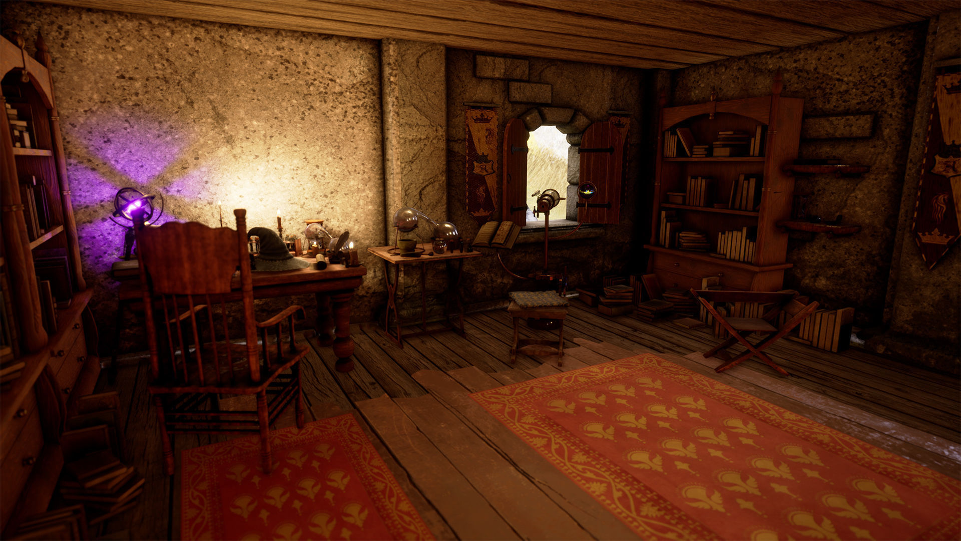 Medieval Furniture  150 Variations 3D model_13