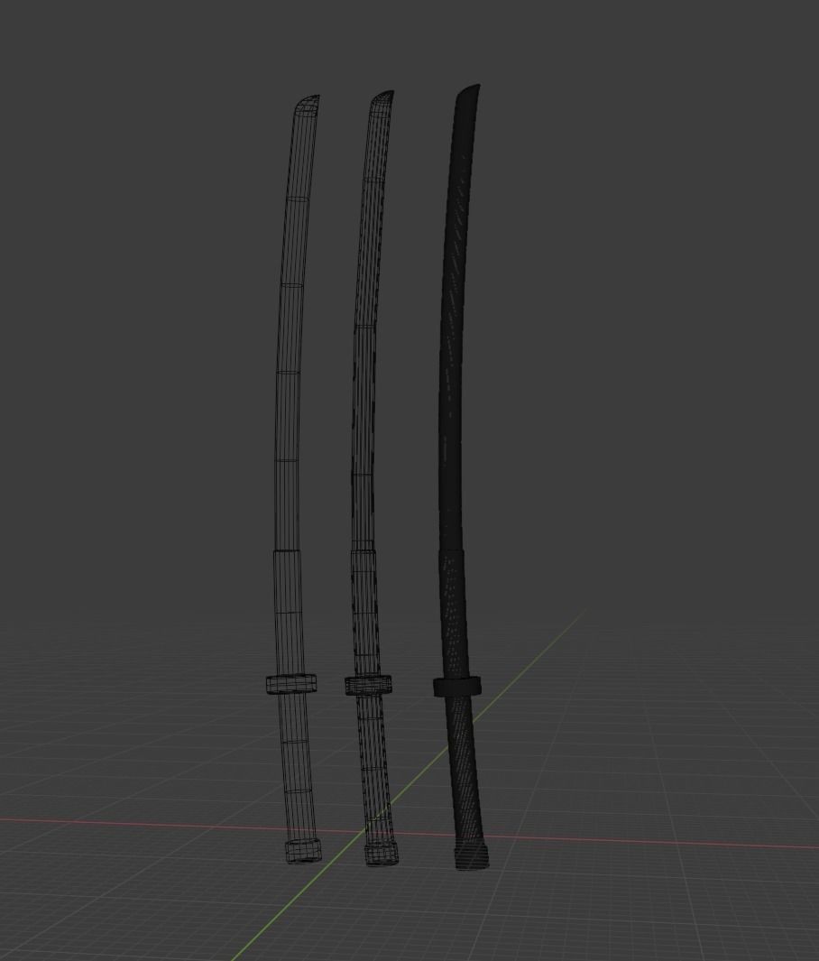 Ssangsudo - Korean Two-Handed Sword Free 3D print model_4
