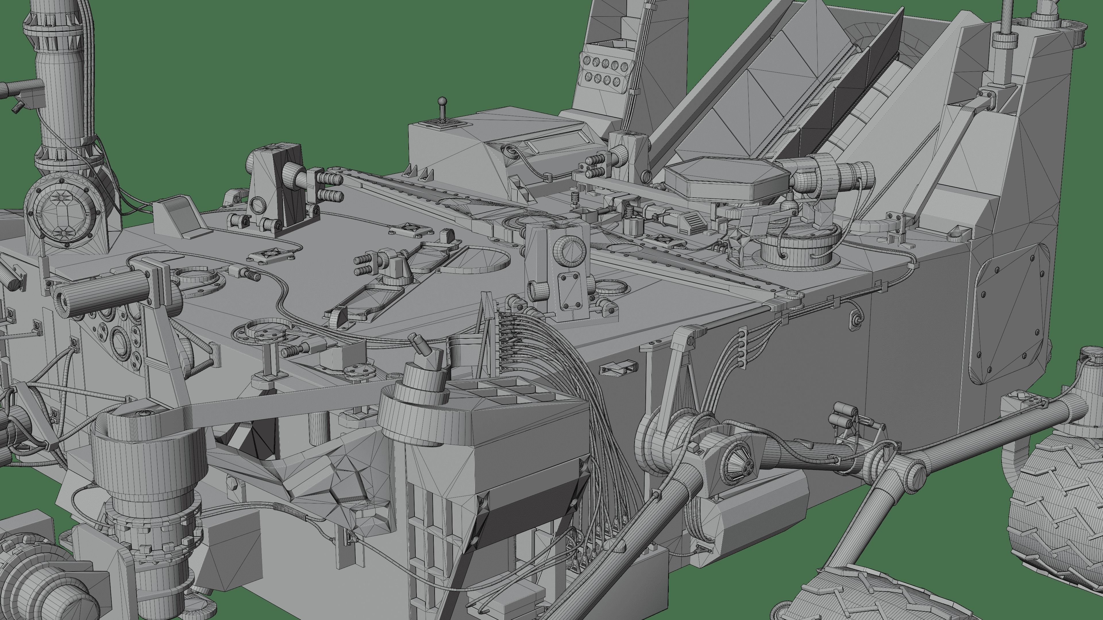 Curiosity Rover 3D model_10