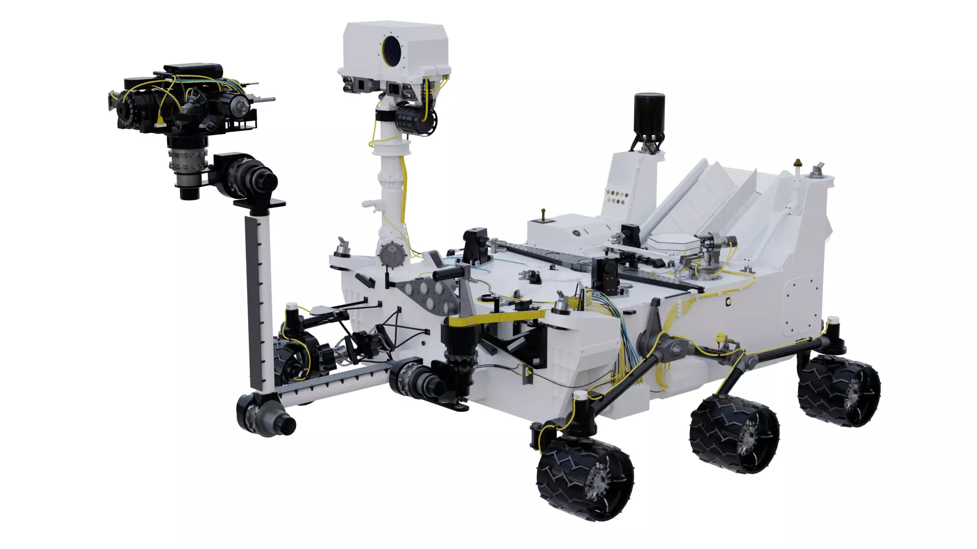 Curiosity Rover 3D model_0